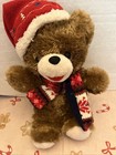 2019 Dan Dee Snowflake Teddy Bear Boy With Scarf Plush Christmas 12  Santa Bear