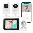 Dual Camera Video Baby Monitor  2 8  Lcd  Wireless  Night Vision  2-way Audio   