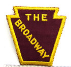 Vintage The Broadway Patch Pennsylvania Railroad Passenger Train 1912 - 1995 A