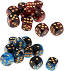 20pcs Polyhedral Dice D6 Dice 16mm Acrylic 6 Sided Dice Game Dice For Rpg Mtg   