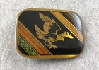 Vintage Harmony Metals Brass Belt Buckle - Soaring Eagle - Made In Colorado