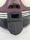 Vintage African Hand Carved Wooden Tribal Mask Ghana Hand Painted Wood Wall Art