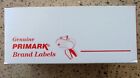 Primark-meto P-16 2 Line White Labels New 16 Rolls With Ink 