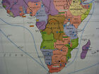 School Wall Map Beautiful Old World Map 1860-1914 106 5 16x66 1 2in Vintage 1983