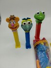 Lot Of 6 Muppets Kermit   Fozzy And Gonzo Pez Dispensers