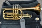 King Cornet Model  602 With Case Laquered Finish Made In Usa Excellent Condition