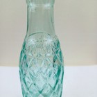 Vintage Aqua Diamond Grape Soda Bottle W c  Tise Winston Salem Nc Embossed