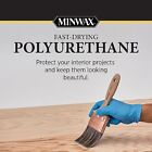 Minwax Fast Drying Polyurethane Spray  Protective Wood Finish  Warm Satin  