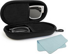 Double Eyeglass Case Hard Shell For Two Glasses Zipper Travel Organizer With