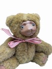 Vintage Applause Bear Plush 1985 Stuffed Animal 7 5    Brown Toy Korea