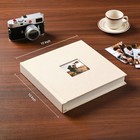 8x8 Inch Diy Scrapbook Album  Linen Hardcover  40 Pages  Beige