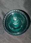 Aqua Blue Hemingray 42 Insulator Teal Green Blue Beaded Glass Vintage
