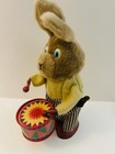 Vintage Russ Wind-up Rabbit In Box- Works -