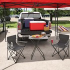 Folding Activity Tables  Gray  2-pack  Multi-purpose  Adjustable Height 