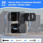 20pcs Wood Framing Brackets For Shipping Container Fit 2x4 2x6 Lumber   Heavy-du