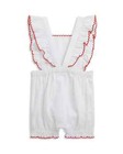 Polo Ralph Lauren Strawberry Linen Cotton Bubble Shortall L139457 Girls Size 6m