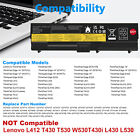 Battery For Lenovo Thinkpad T410 T420 T510 T520 W510 W520 Sl410 Sl510 6 Cell