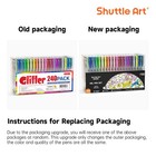 240 Pack Glitter Gel Pens  120 Colors Glitter Gel Pen Set 120 Refills For Adult
