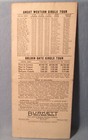 1939 California Great Western Circle Rr Railroad Tour Advertising Brochure