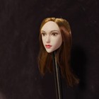 1 6 Female Gold Hair Beauty Girl Head Sculpt Carved Model For 12 action Figure