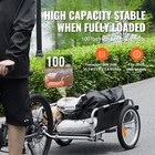 Bike Cargo Trailer 100 Lbs Capacity Foldable 16  Wheels