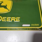 Vintage John Deere License Plate     Green   Yellow Logo     New In Original Wrap