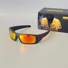 Oakley Gascan Polarized Sunglasses Oo9014 Matte Black ruby Iridium Lens