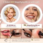 Professional 8  Large Lighted Makeup Mirror With Brighter Lights  1x 10x True   