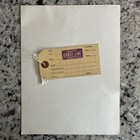 1965 Atlantic Coast Line Rr Menu   Baggage Ticket Acl Lunch Train Dining Car