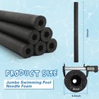 2 Pack Jumbo Pool Noodles Floating Pool Noodles Foam Tube Large Hollow Floati