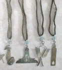 Antique Masonic Lodge Pennant Necklace Qty  8