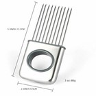 Onion Holder Slicer Vegetable Tools Tomato Cutter Stainless Steel Kitchen Gadget