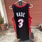 Adidas Official Nba Dwayne Wade  3 Miami Heat Stitched Jersey Size 44