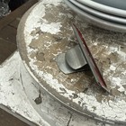 Vintage Metal Price Tag Holder  General Store Display Red  25