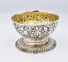 George Ii Sterling Silver Open Salt Cellar London 1730 Peter Archambo