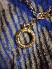 Vintage Monet Bracelet Charms Gold  Blackand