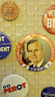 Vintage Usa Political Buttons   Pinbacks Lot Bush Perot Etc