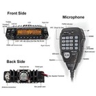 Anytone At-5888uviii Tri-band 144 220  440 Mhz Mobile Radio Hi Power Remote Face