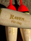 Float Fishing  3 Raven  Gold Standard Premium Balsa Floats   15 Gram Fd Floats