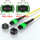 1-100m Mpo Male To Mpo Female Upc Apc 8 12f Os2 Sm Optical Fiber Patch Cord Lot