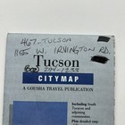 Tucson Arizona City Map Guide 1994 Gousha Travel Maps