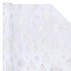  3d Kraft Christmas 17 Inch X 16 5 Feet Christmas Tree - White   Silver
