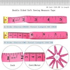 Measuring Tape For Sewing And Body Measurements  2 Pack 60 Inch 150 Cm  Rose Red