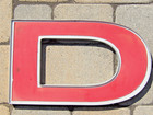Rare Vintage Dodge Dealer Advertising Sign D O D G E Car Truck Ram Challenger