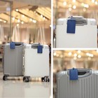 Luggage Tags  Leather Personalized Suitcase Tag Set Luggage Id Tags Labels Tr   