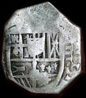 Spain 8 Reales Philip Iv Cobs Coin Value Viii Km 39 4 1639-1641 
