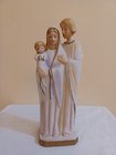 The Holy Family Baby Jesus Mary Joseph Porcelain Ceramic Figurine Statue 10 5 