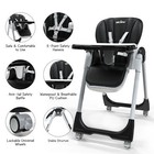 Sejoy Baby High Chair Infants Folding Convertible Removable Tray Adjustable Seat