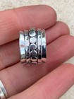 Solid 925 Sterling Silver Band   Spinner Handmade Jewelry Ring All Size Uj44