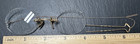 Antique Pince Nez Rimless Glasses With Hair Pin M305